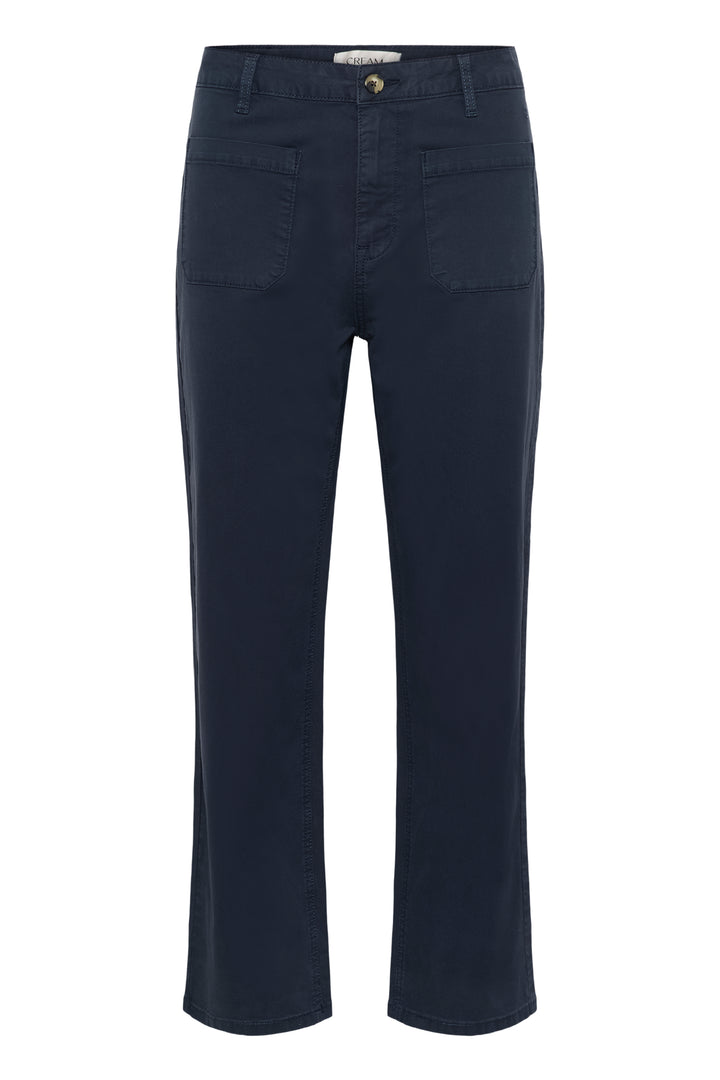 Cream Clothing CRBerta Navy Blazer Audrey Fit 7/8 Twill Trousers 10614864 193923