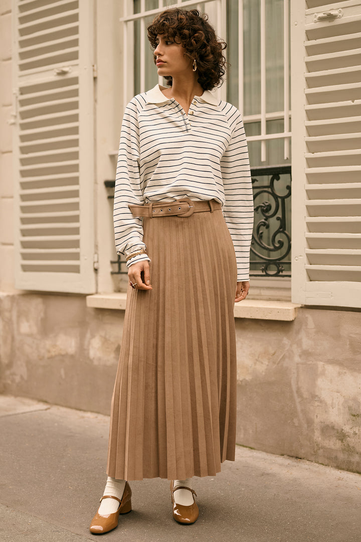 Cream Clothing CRCala Cocoa Crème Brown Skirt 10614624 181020