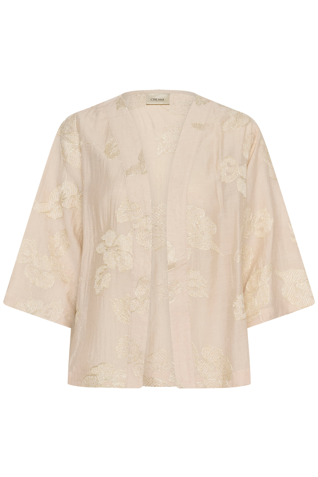 Cream Clothing CREmilia Beige Perfectly Pale Short Kimono 10614786 1300031