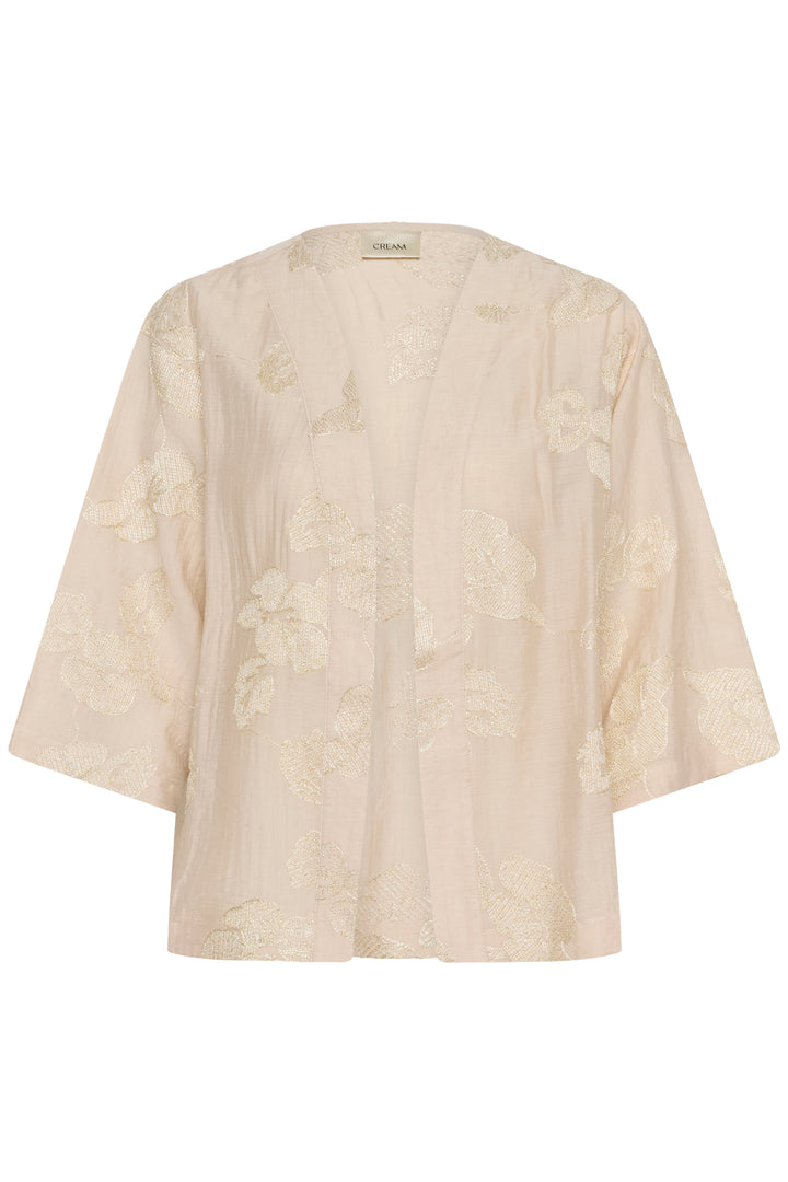 Cream Clothing CREmilia Beige Perfectly Pale Short Kimono 10614786 1300031