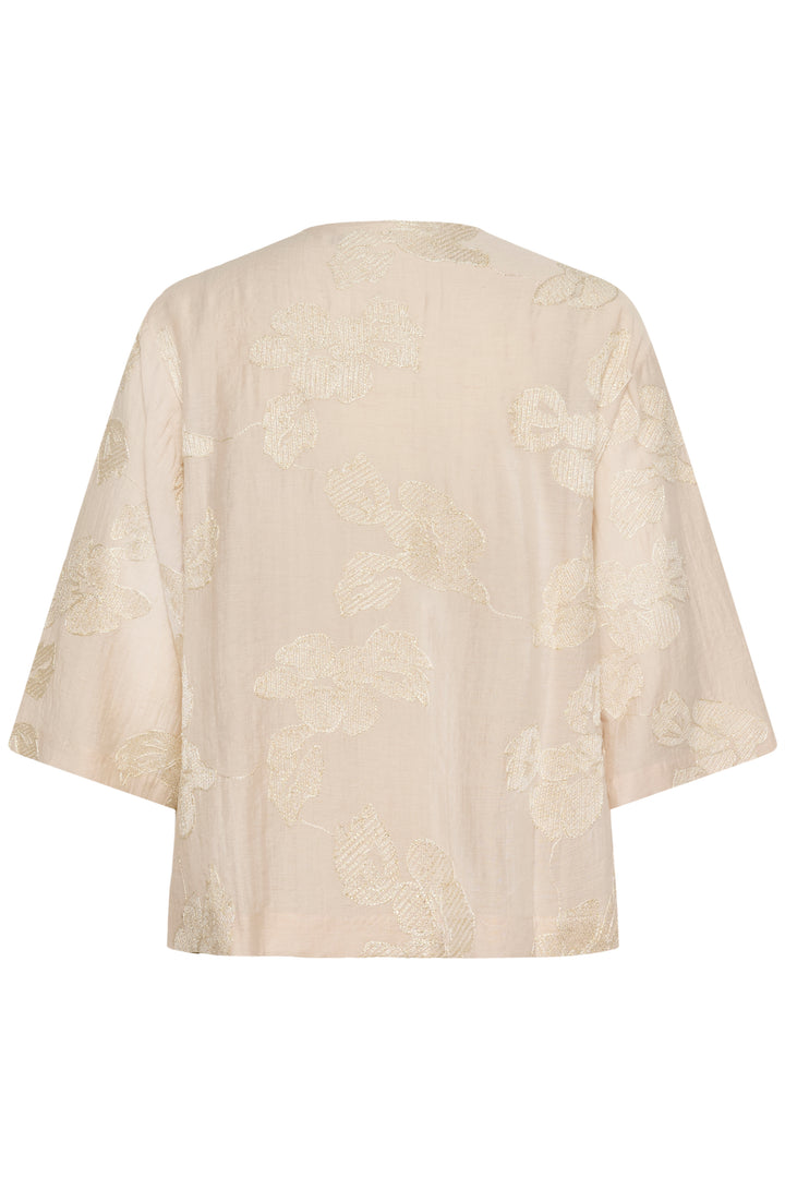 Cream Clothing CREmilia Beige Perfectly Pale Short Kimono 10614786 1300031