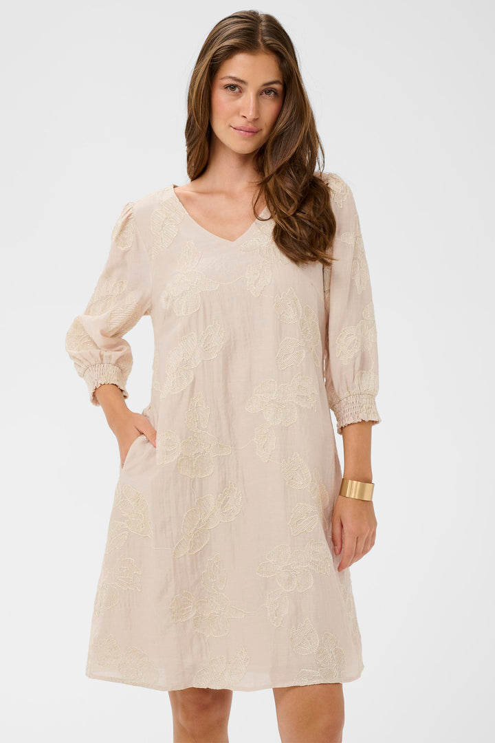 Cream Clothing CREmilia Beige Perfectly Pale Short Dress 10614787 1300031