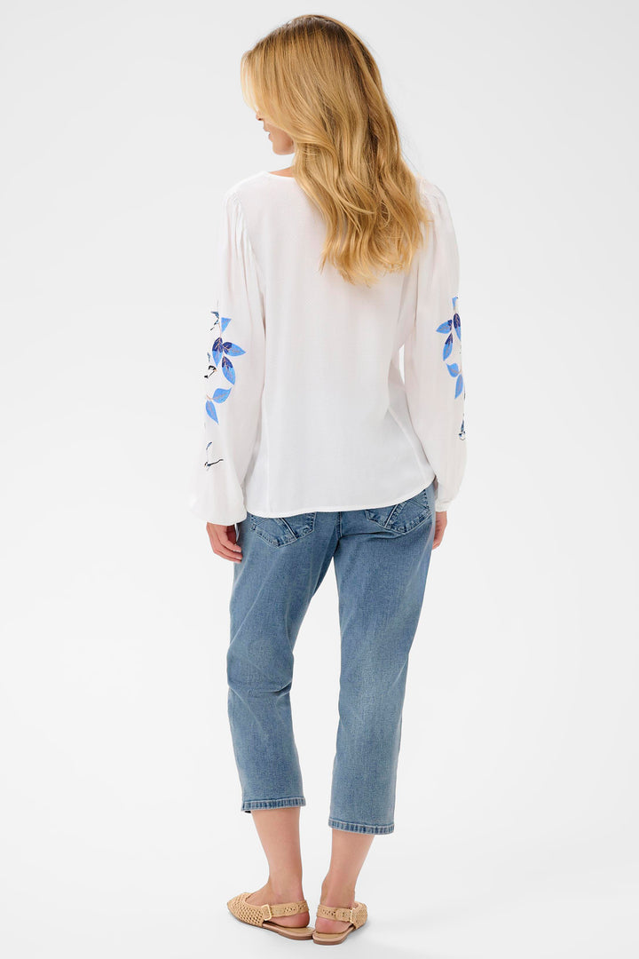 Cream Clothing CRFloriza Snow White Blouse 10614853 110602