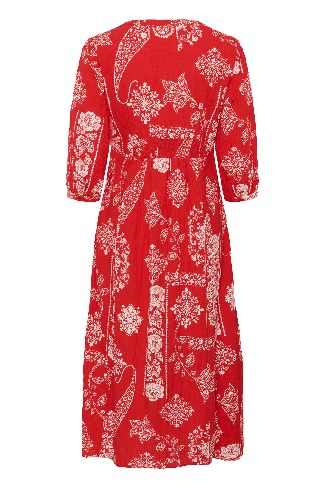 Cream Clothing CRGianna Red Ethnic Print Dress 10614906 109050