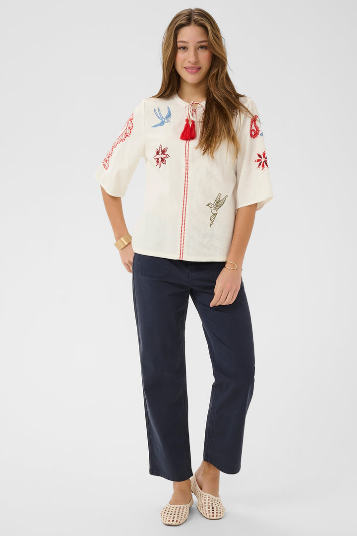 Cream Clothing CRRosetta Whisper White Blouse 10614840 110701