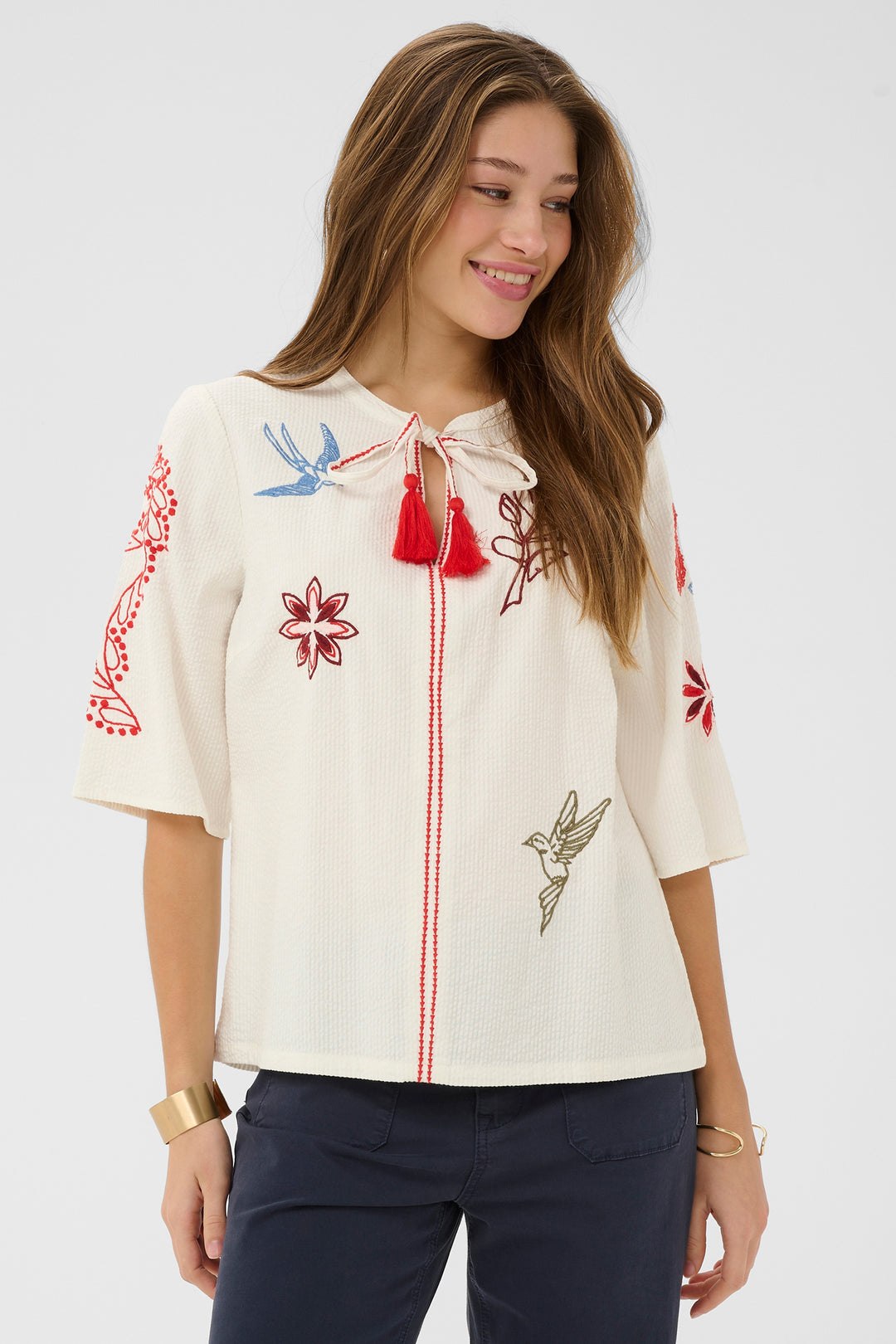 Cream Clothing CRRosetta Whisper White Blouse 10614840 110701