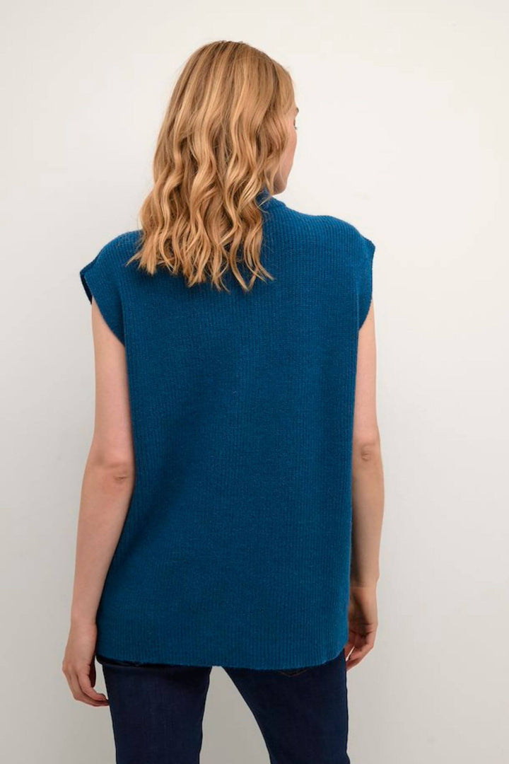 Cream Clothing CRThyla Teal Sleeveless Tank Top