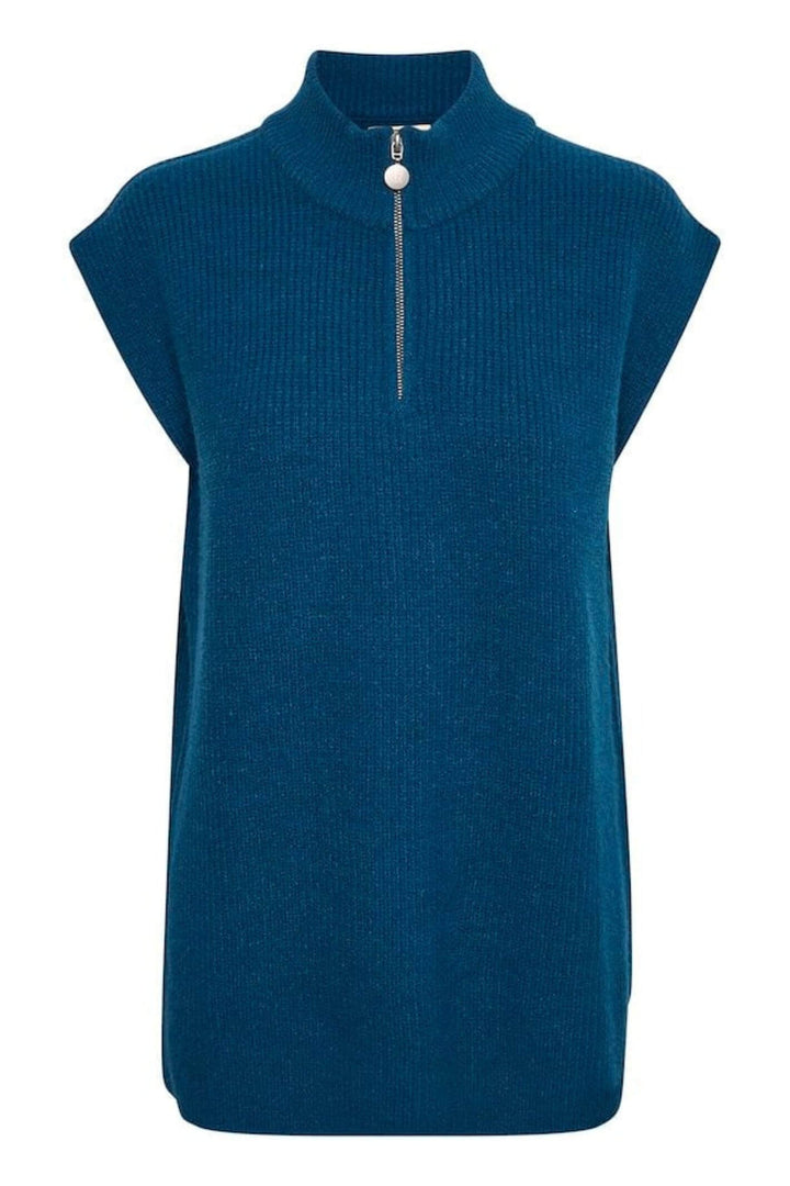 Cream Clothing CRThyla Teal Sleeveless Tank Top
