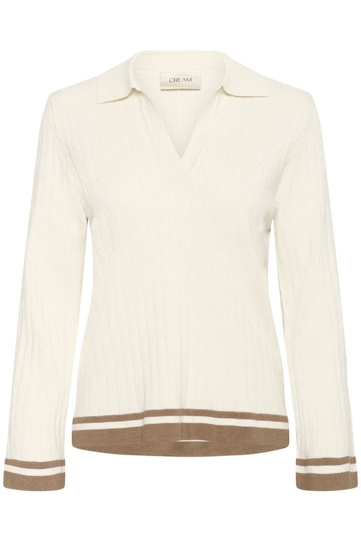 Cream Clothing CRVillea Whisper White Jumper 10614623 110701
