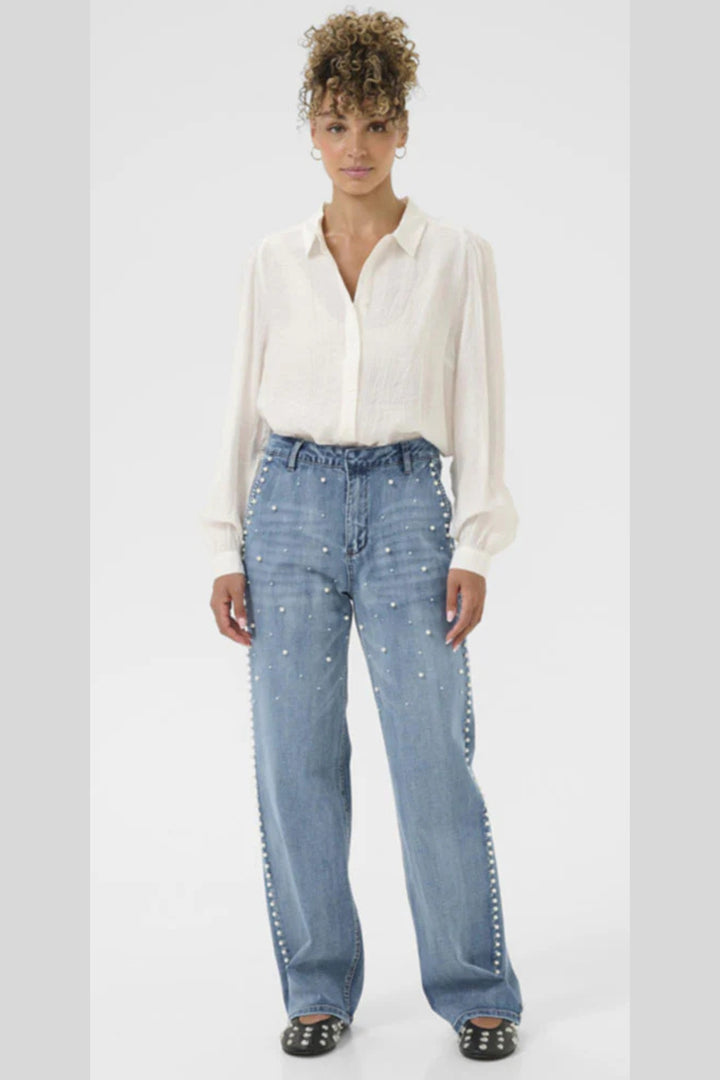 Cream Clothing CRVisti Miami Blue Pearl Jeans