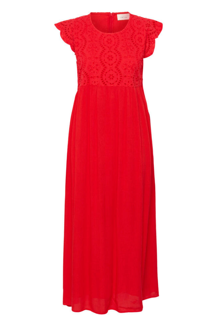 Cream Clothing CRZita Red Broidery Anglaise Dress
