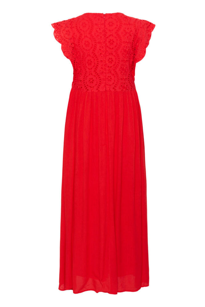 Cream Clothing CRZita Red Broidery Anglaise Dress