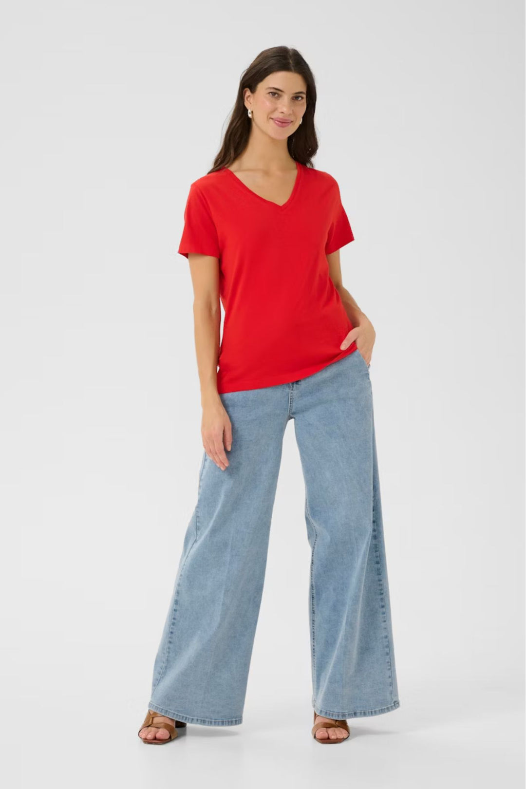 Cream Clothing Naia Flame Scarlet T-Shirt