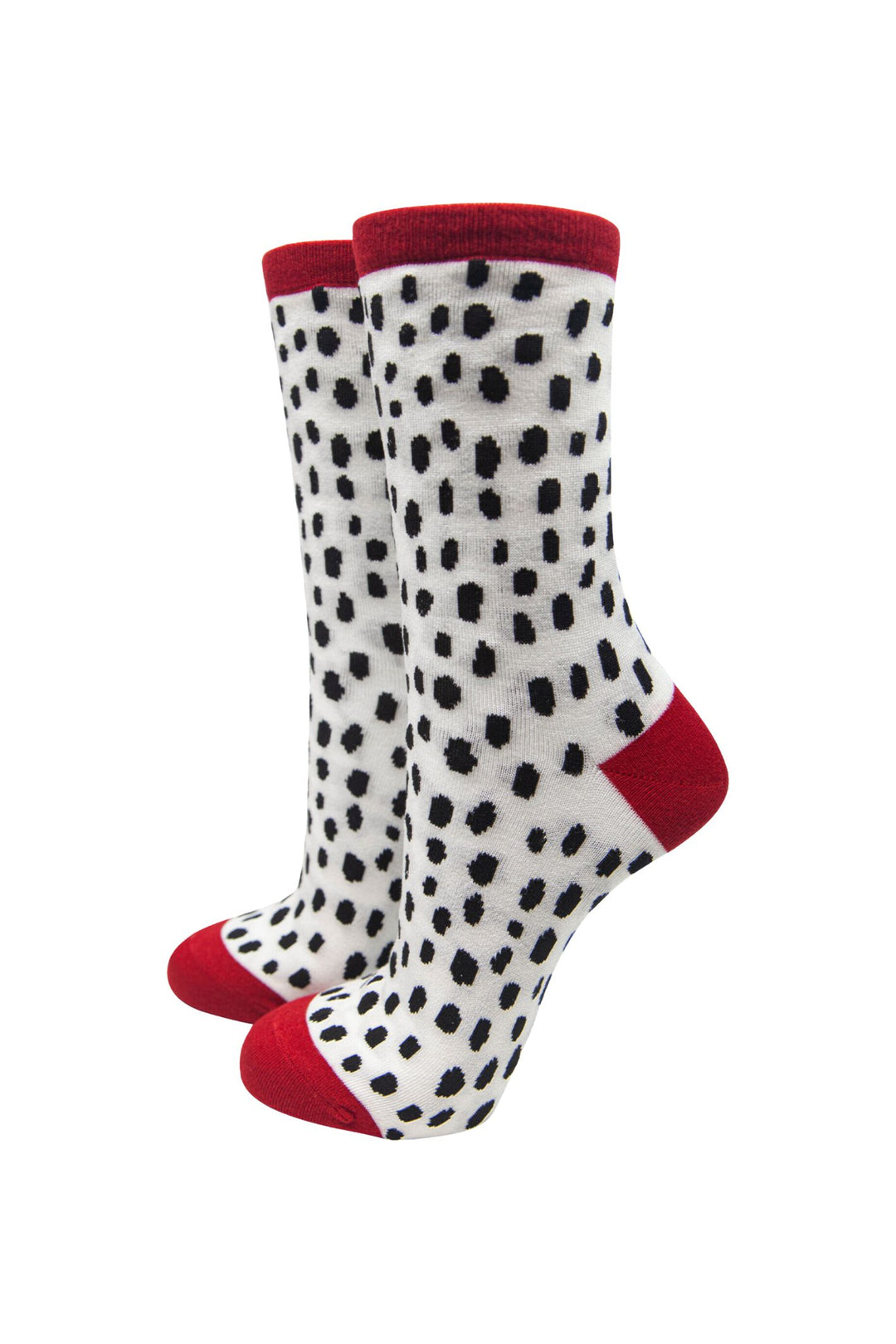 Dalmatian Sport Print Bamboo Ankle Sock