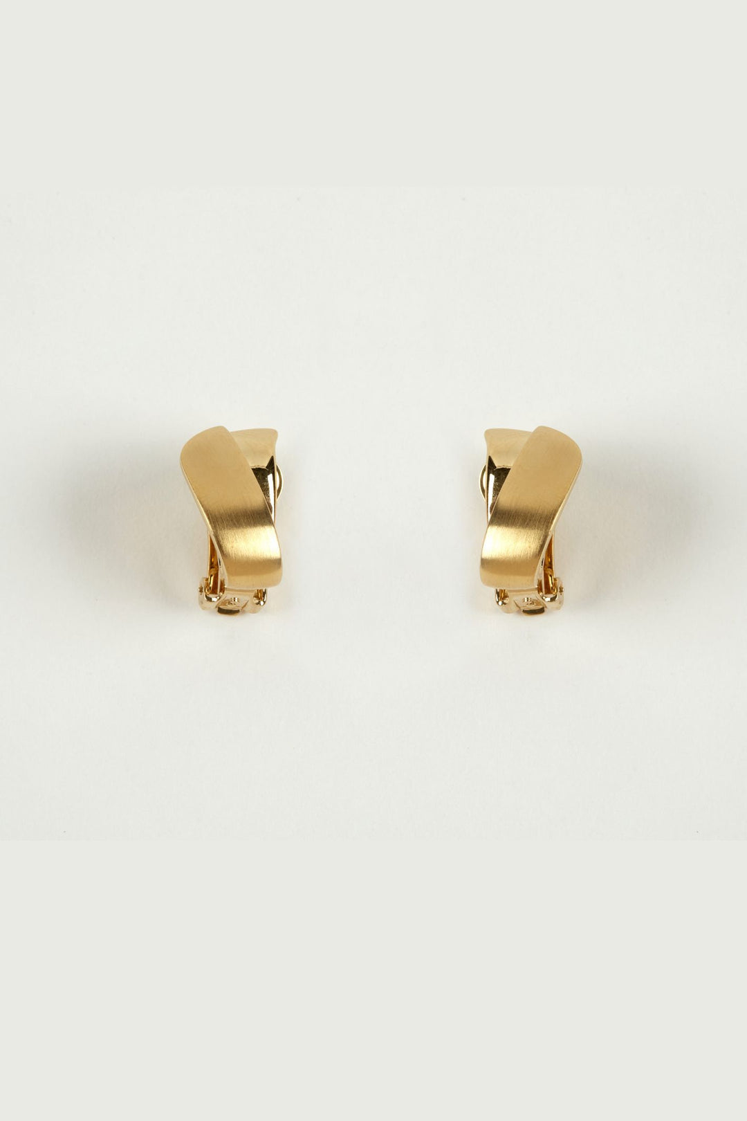 Dante E12510 Two Tone Gold Clip-On Earrings