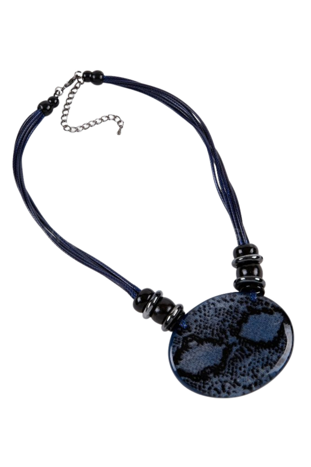 Dante NL5532 Blue Snake Pendant Necklace