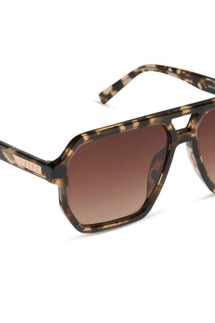 Diff Cameron Tortoise Navigator Polarazied Sunglasses