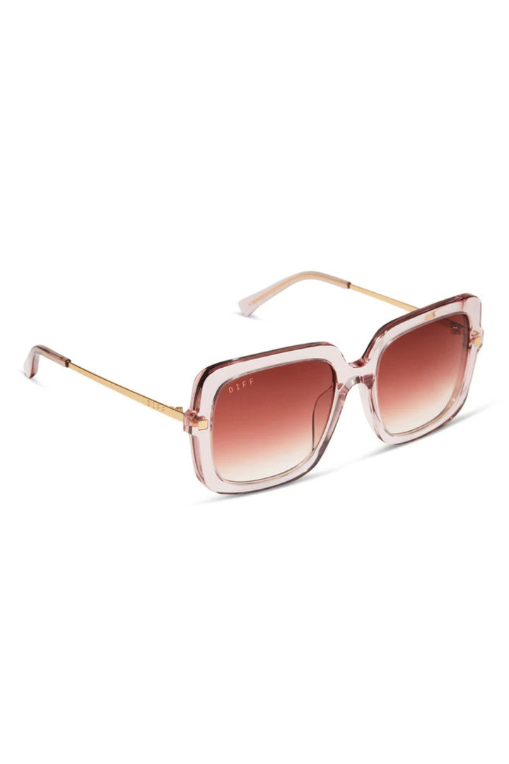 Diff Sandra Pink Gradiant Square Scratch Resistant Sunglasses