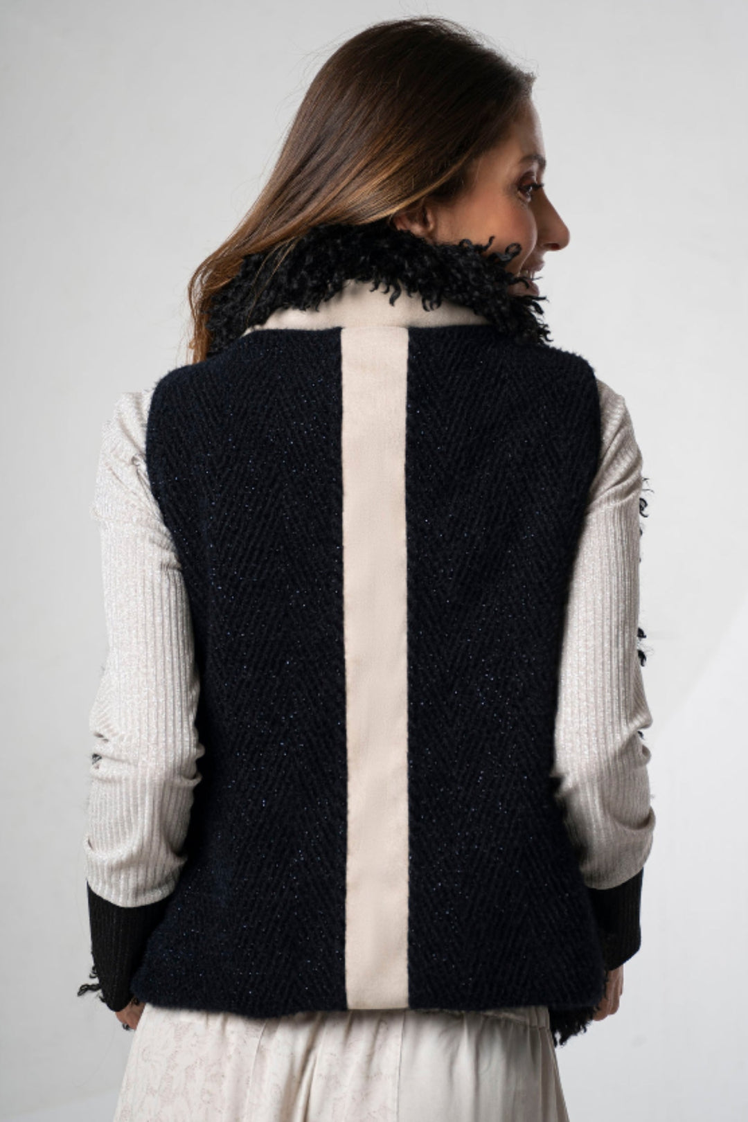Elisa Cavaletti Black Gilet EJW257005501