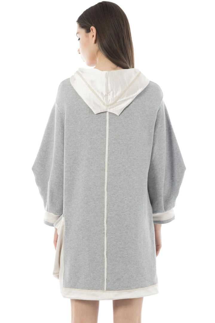 Elisa Cavaletti EJW232012701 Grey Longline Jumper - Experience Boutique