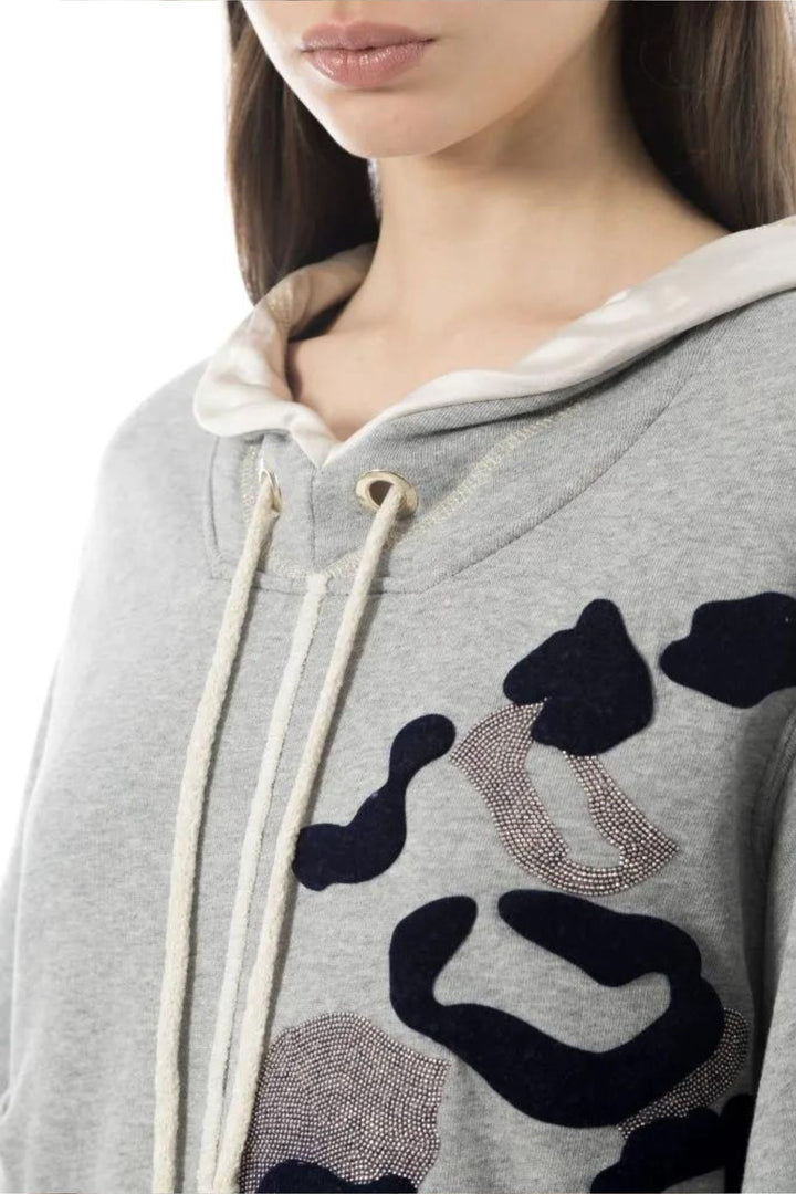 Elisa Cavaletti EJW232012701 Grey Longline Jumper - Experience Boutique