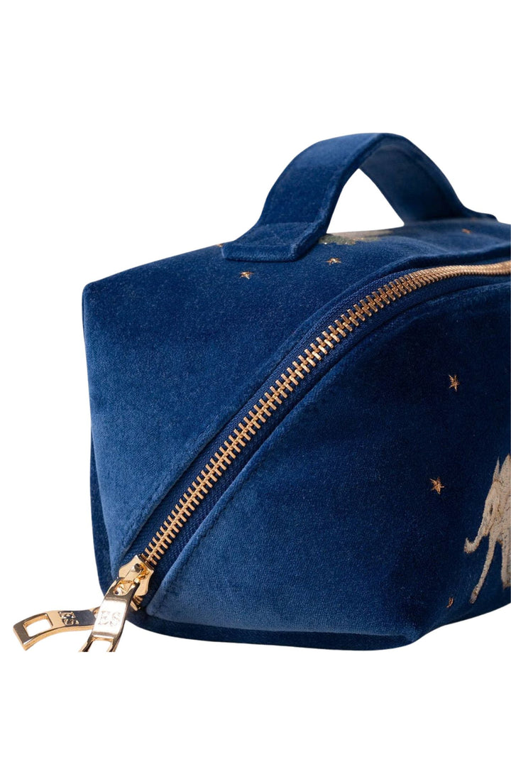 Elizabeth Scarlett Baby Elephant Conservation Open Flat Makeup Bag