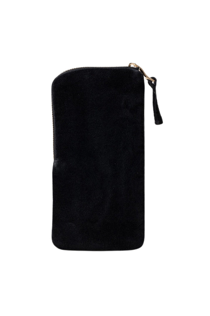 Elizabeth Scarlett Charcoal Pressed Flowers Glasses Case