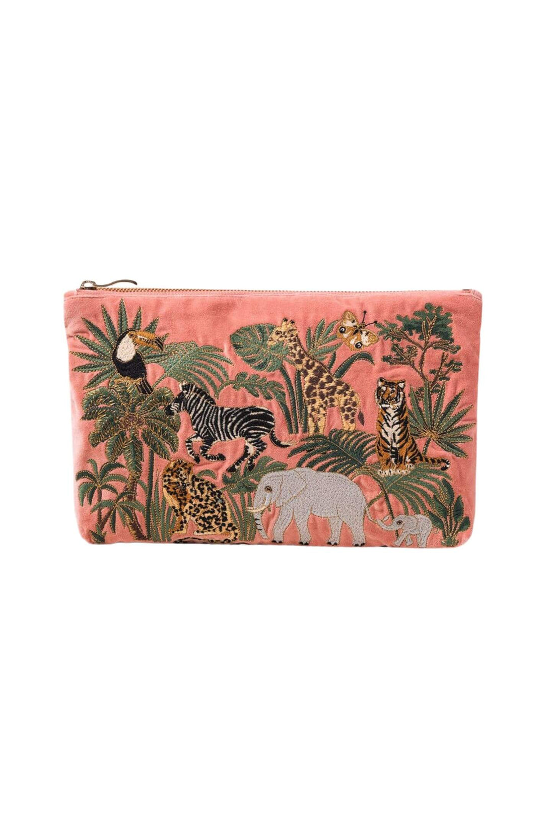 Elizabeth Scarlett Coral World Wildlife Everyday Velvet Pouch