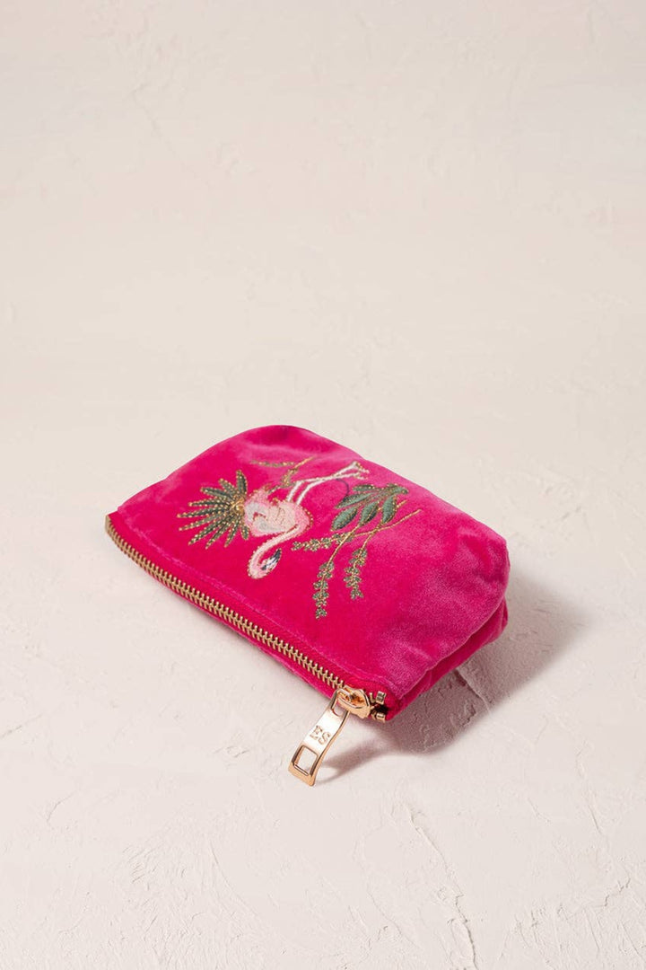 Elizabeth Scarlett Flamingos Pink Coin Purse