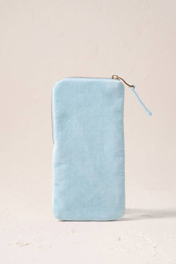 Elizabeth Scarlett Flying Parrots Velvet Glasses Case