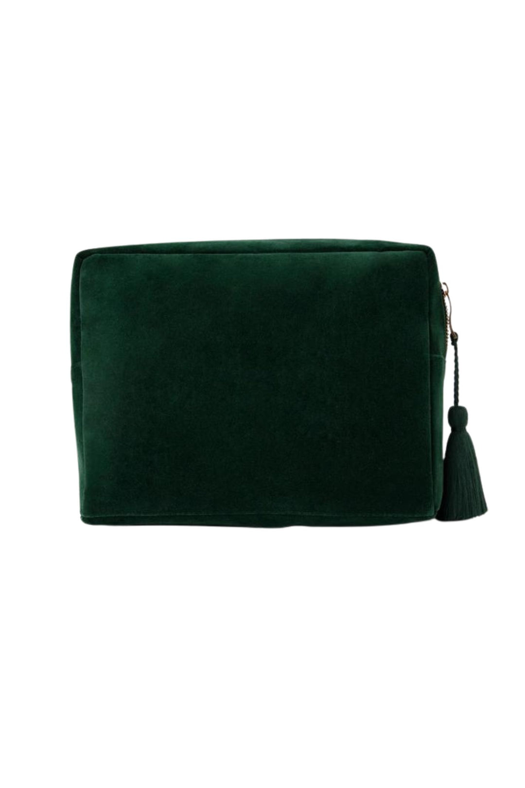 Elizabeth Scarlett Green Honey Bee Velvet Wash Bag