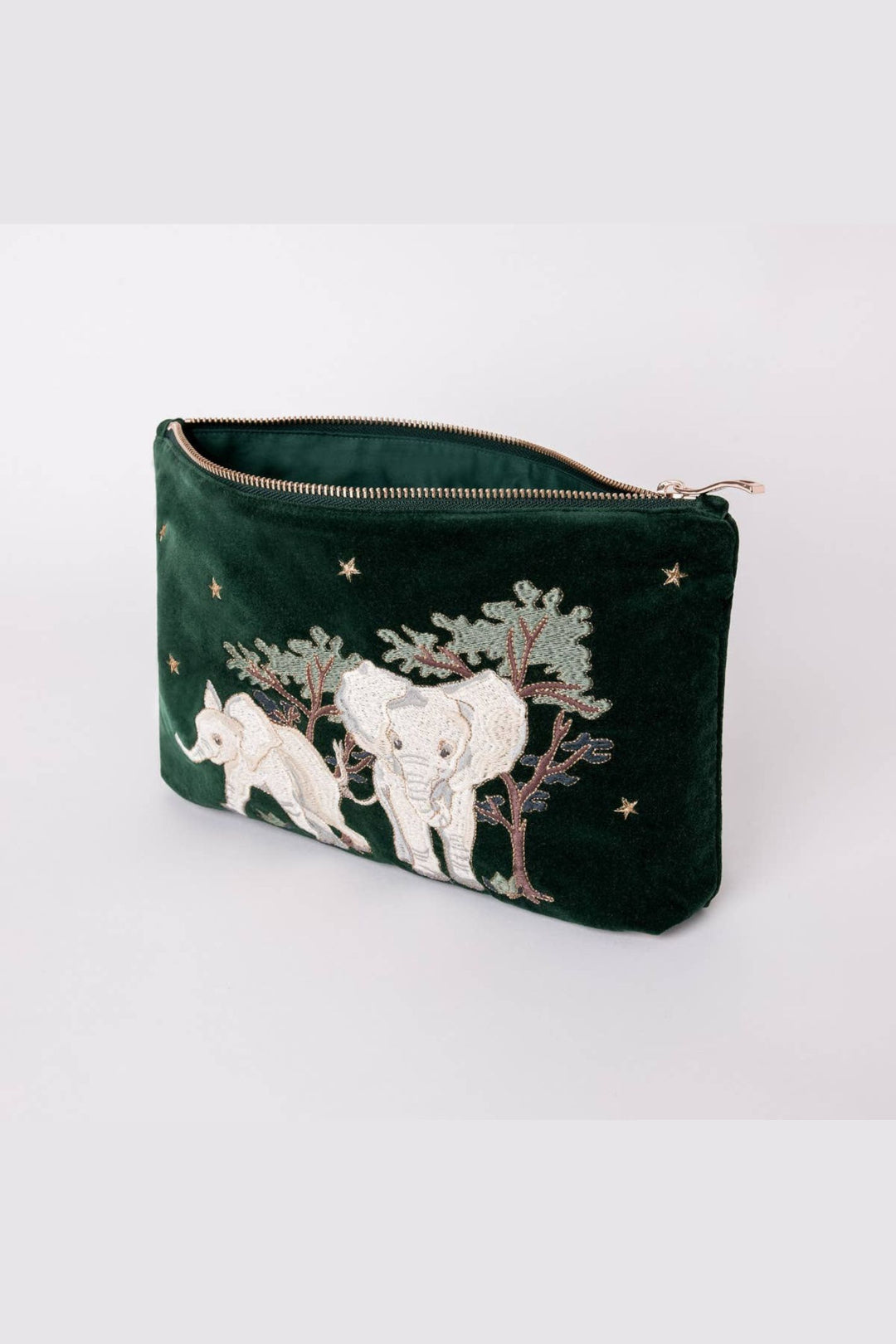 Elizabeth Scarlett Green Orphaned Elephants Conservation Collection Everyday Pouch