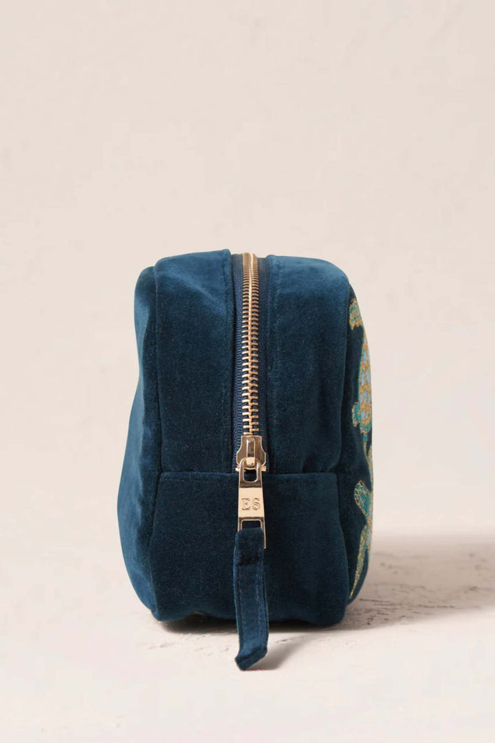 Elizabeth Scarlett Marine Navy Turtle Make Up Bag