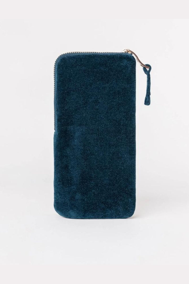 Elizabeth Scarlett Marine Turtle Velvet Glasses Case