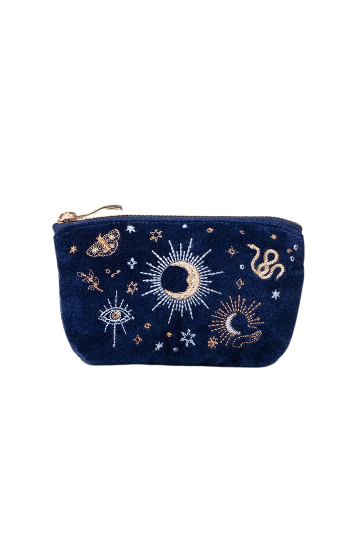 Elizabeth Scarlett Navy Boho Mysticism Coin Purse