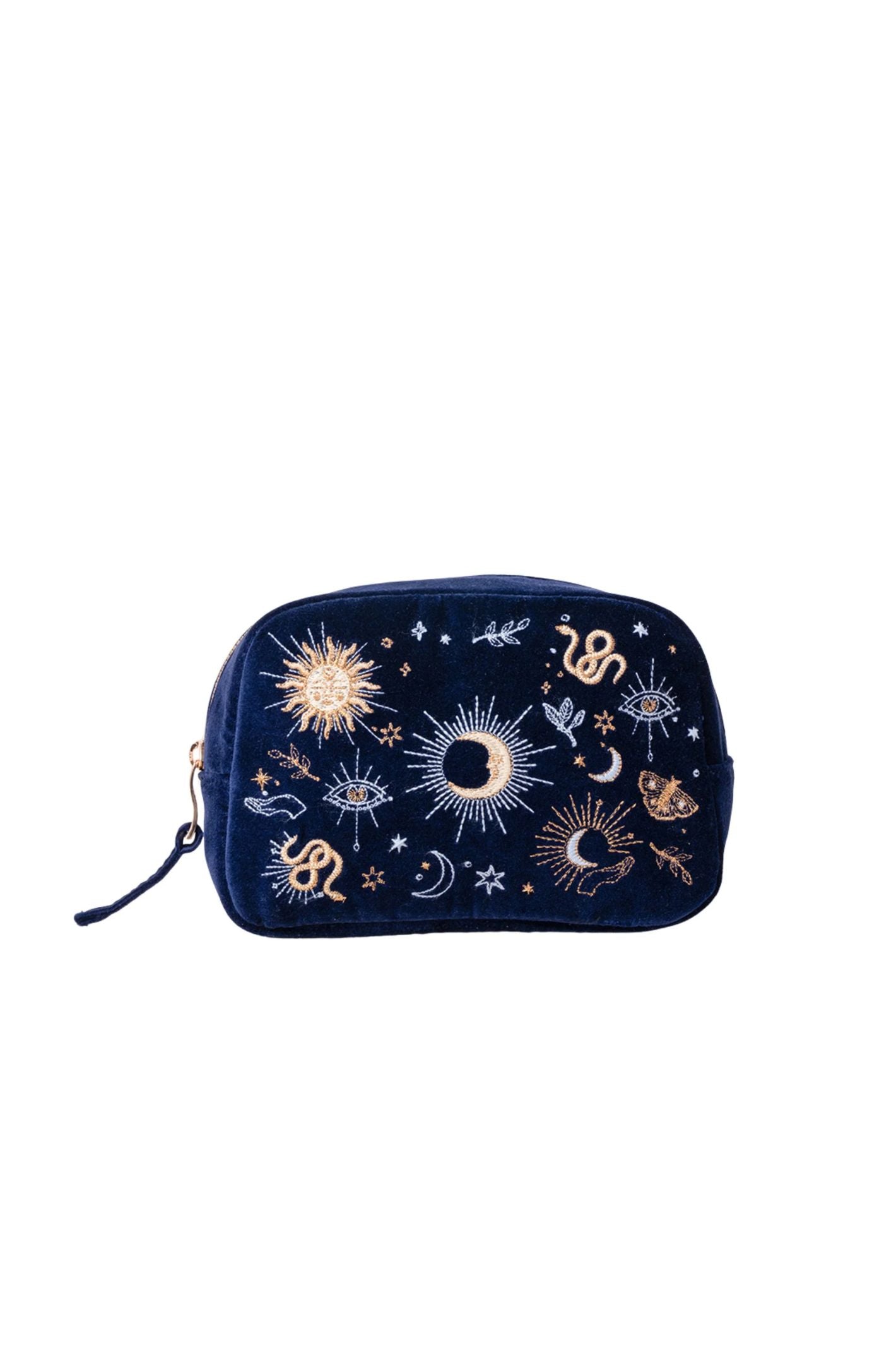 【Elizabeth Scarlett 】Boho Mysticism ポーチ Elizabeth Scarlett Navy Boho Mysticism Makeup Bag – Experience