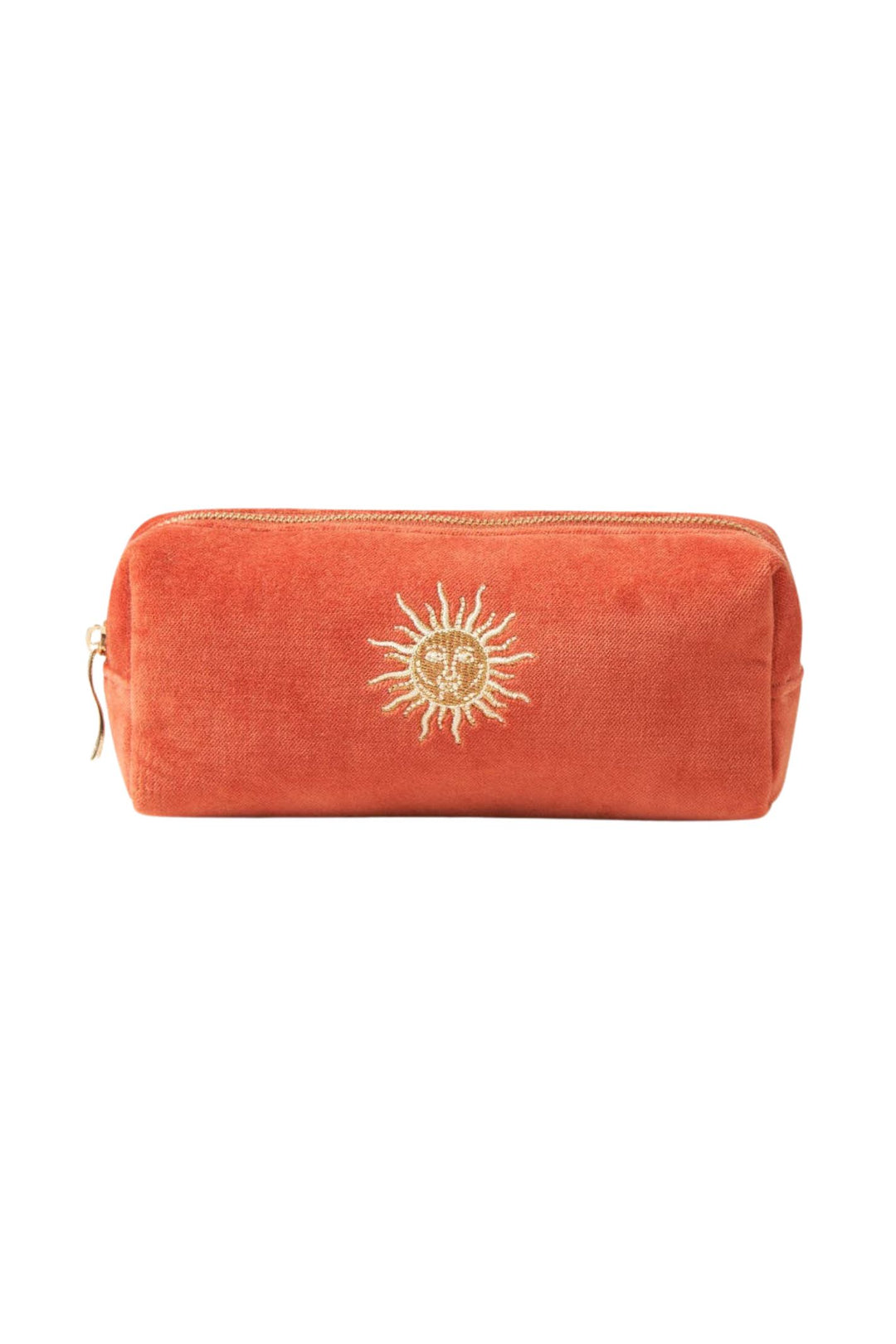 Elizabeth Scarlett Orange Sun Goddess Velvet Rectangular Case