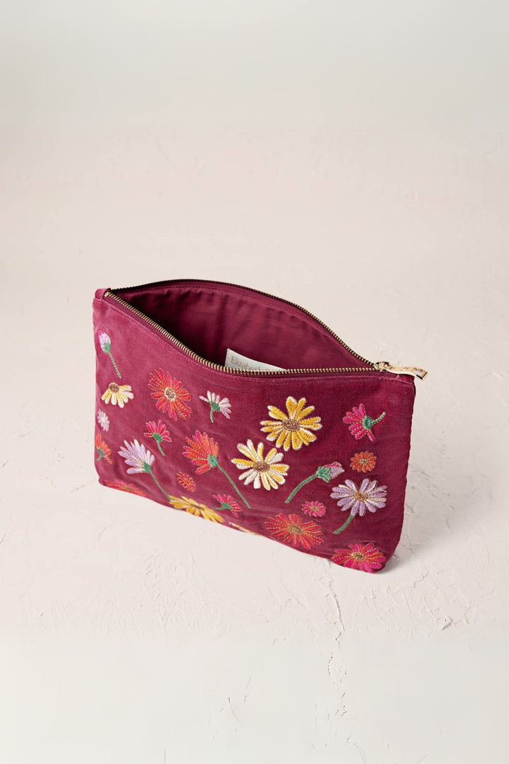 Elizabeth Scarlett Wildflower Dry Rose Everyday Pouch