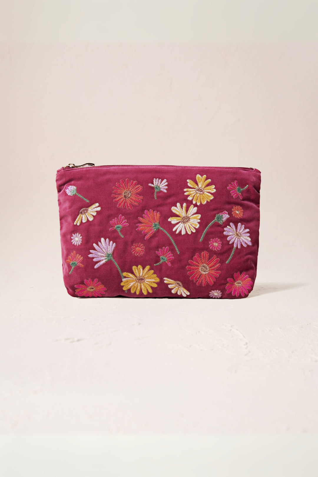 Elizabeth Scarlett Wildflower Dry Rose Everyday Pouch