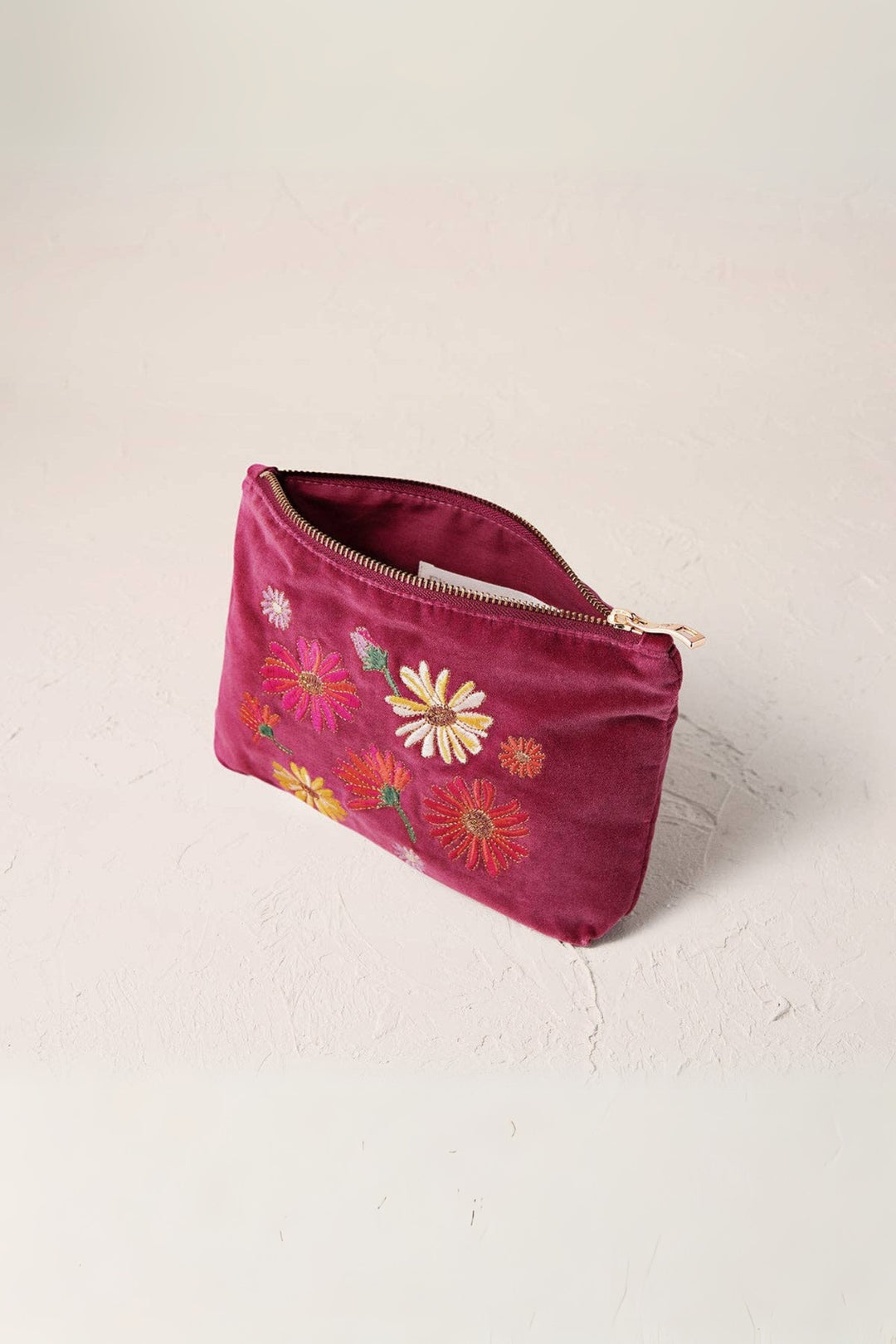 Elizabeth Scarlett Wildflower Dry Rose Mini Pouch