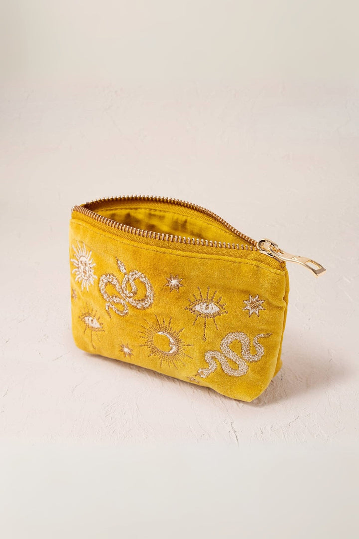 Elizabeth Scarlett  Mustard Yellow Alchemy Coin Purse