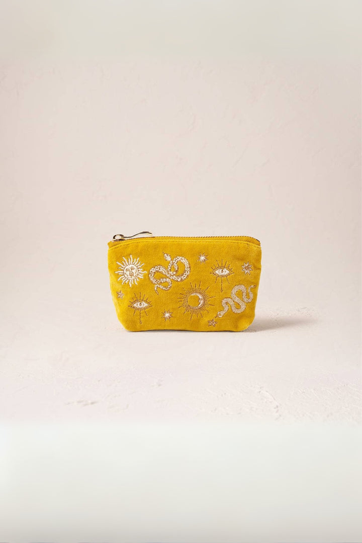 Elizabeth Scarlett  Mustard Yellow Alchemy Coin Purse