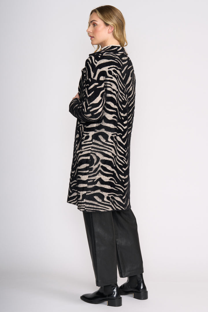Foil FO8370 Lash Queen Zebra Coat at Experience Boutique