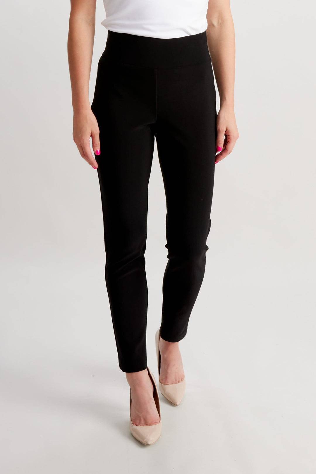 Frank Lyman Black Diamante Hem Trousers 209027