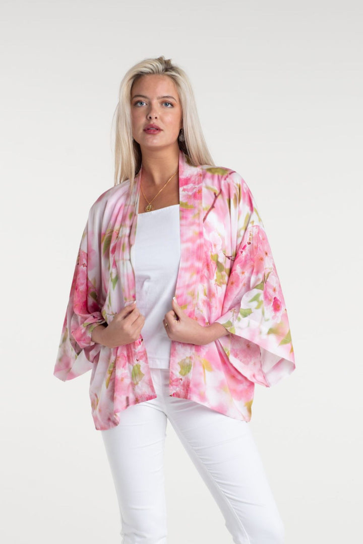 From My Mother's Garden Cherry Blossom Short Kimono