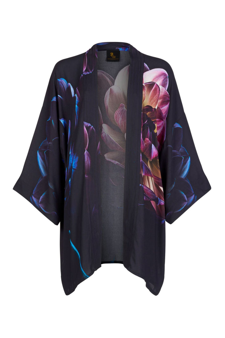 From My Mother's Garden Deeply Dahlia Georgette Kimono