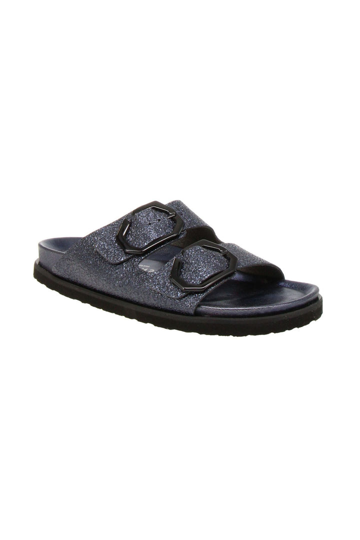 Genuins G105678 Galia Metallic Midnight Blue Vegan Sandals