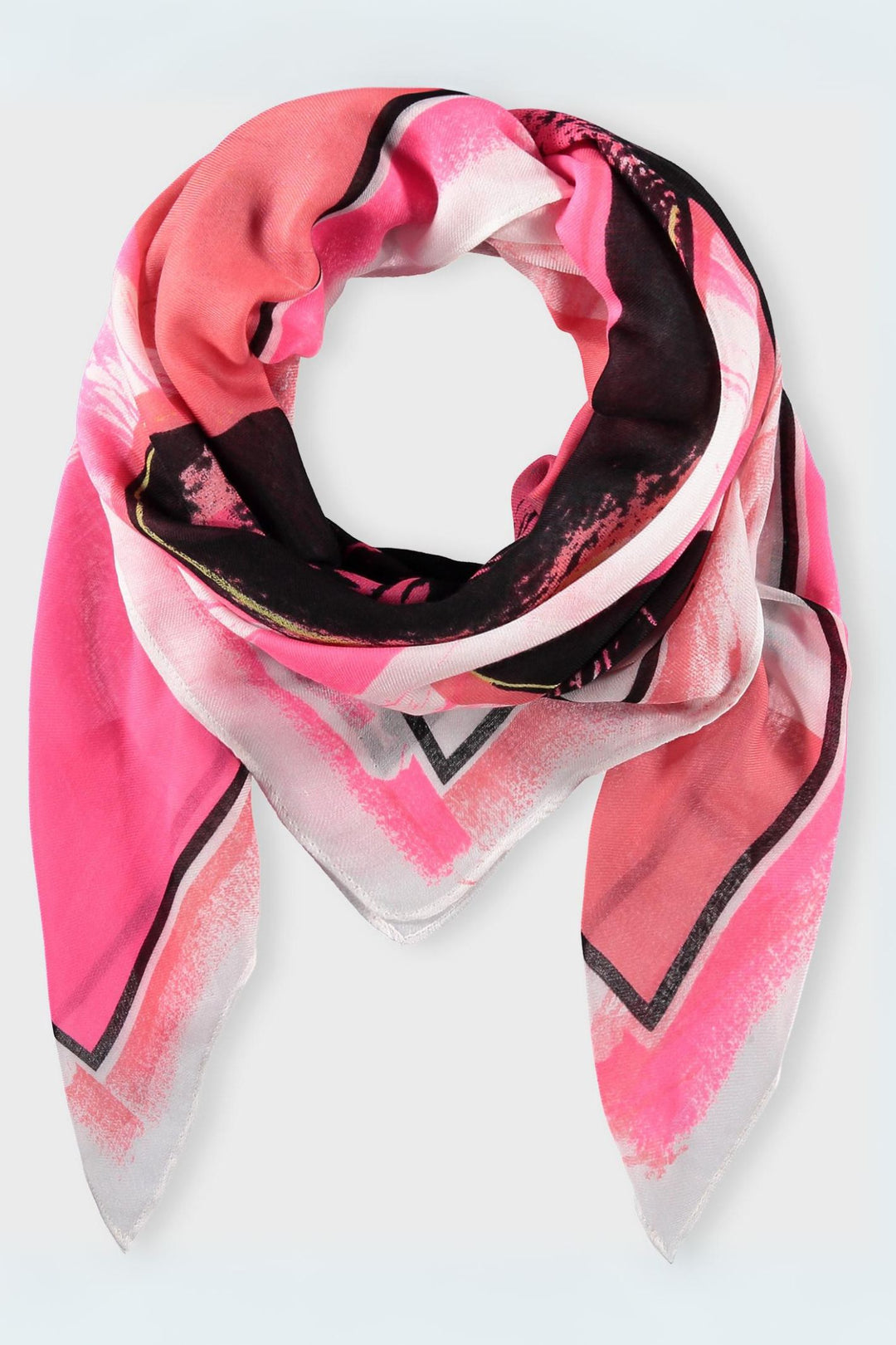 Gerry Weber 201017 Pink Abstract Flamingo Motif Scarf