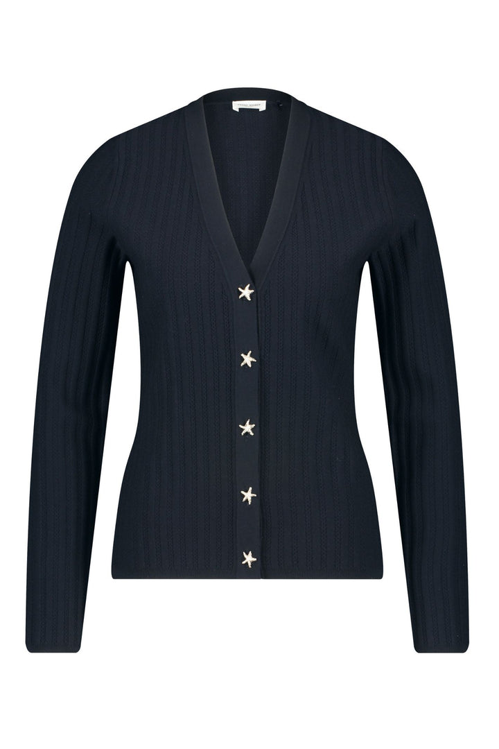 Gerry Weber 230206 Navy Star Fish Knitted Cardigan