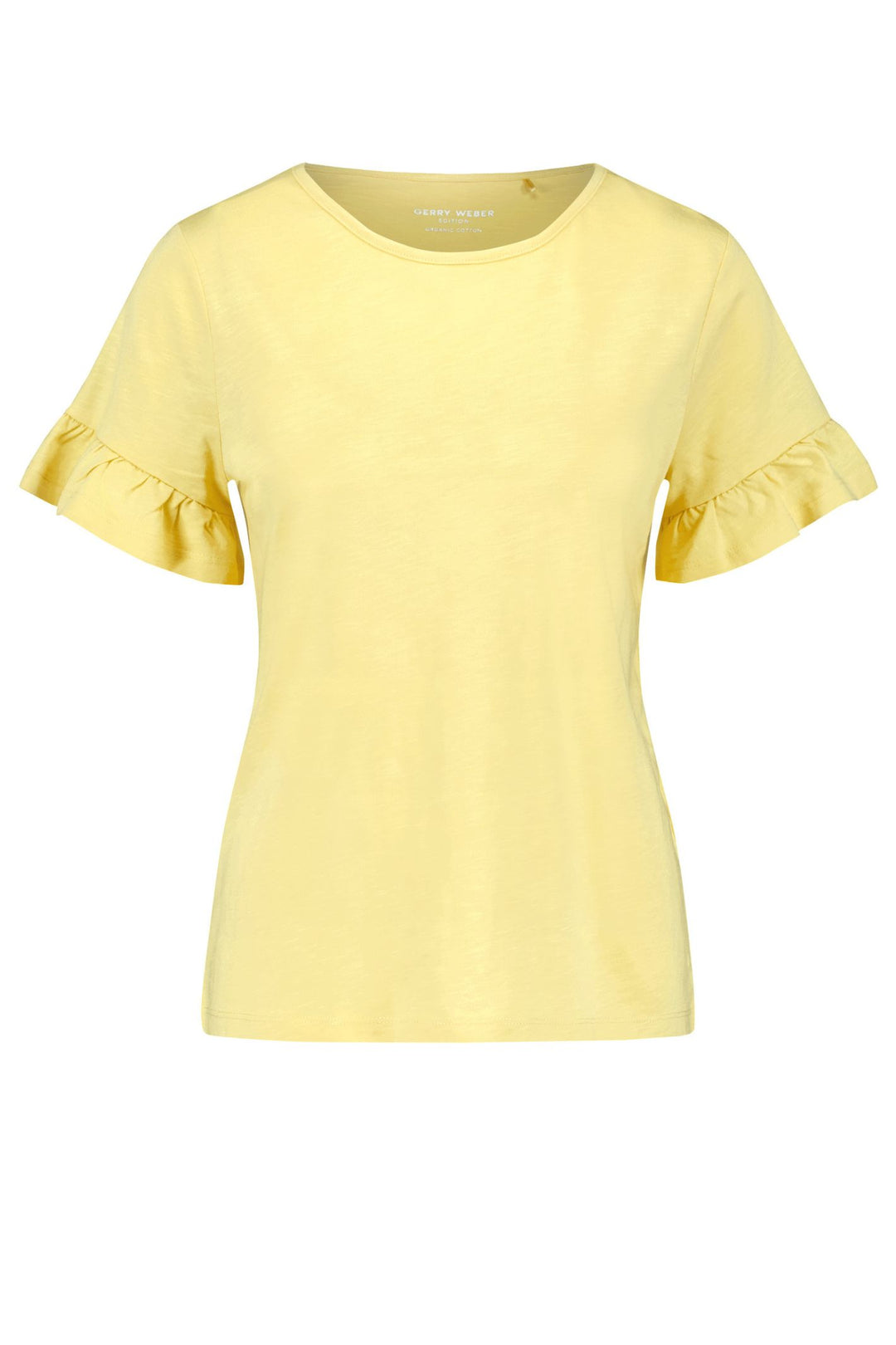 Gerry Weber 270133 Sunshine Yellow Ruffle Detail T-Shirt